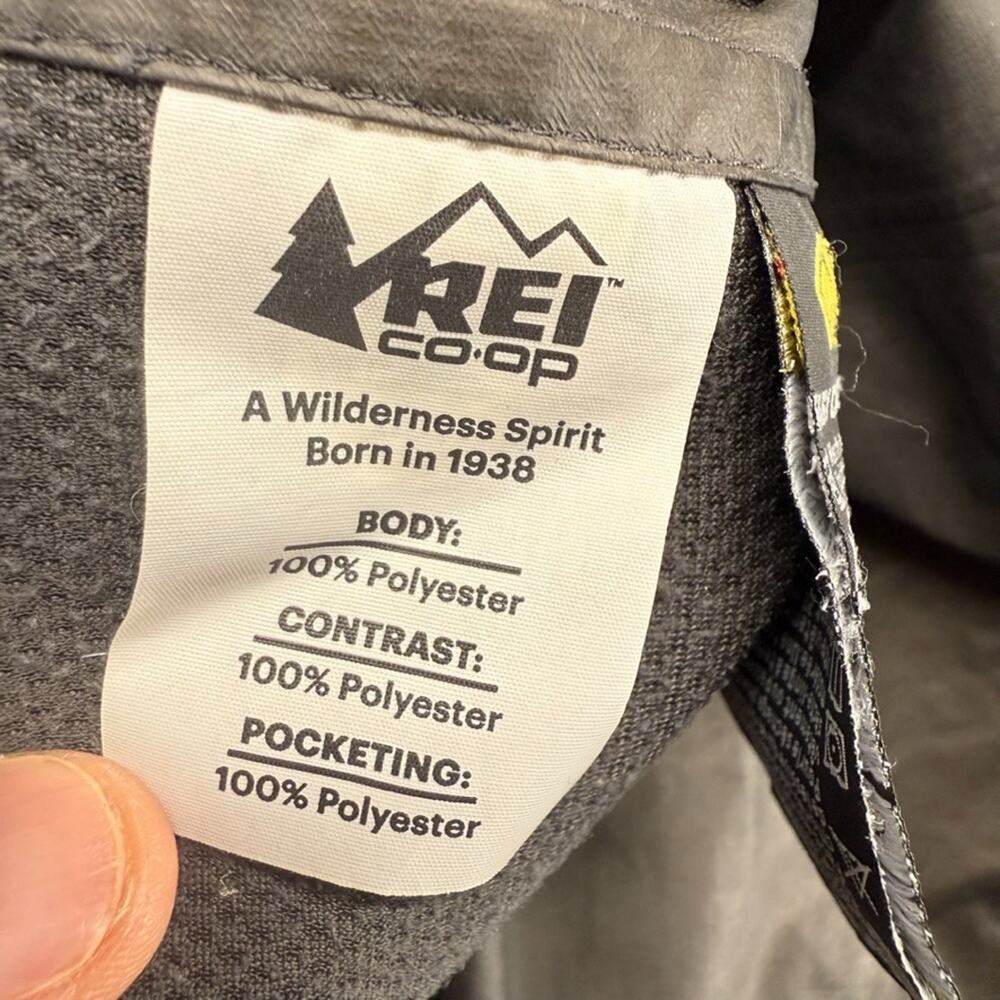 REI Rain jacket Women's 2XL Blue Full Zip Goretex Hooded Hood Waterproof Outdoor - Picture 11 of 13